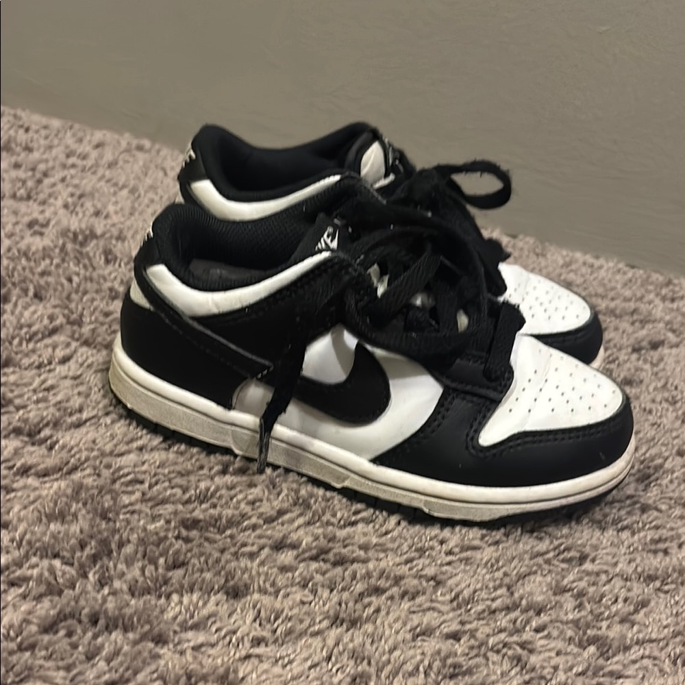 Kids Black and White Sneakers